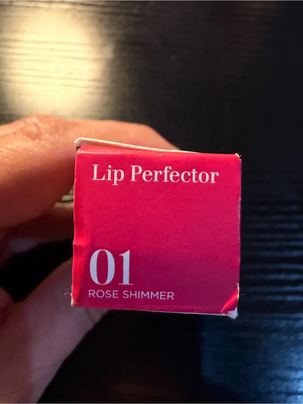 NIB Clarins Lip Perfector 01 Rose Shimmer Lip Gloss 5mL Travel Size 💕🌸